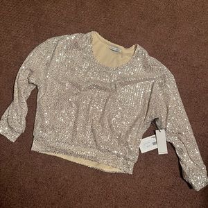 Dex top, silver shimmer, brand new with tags!